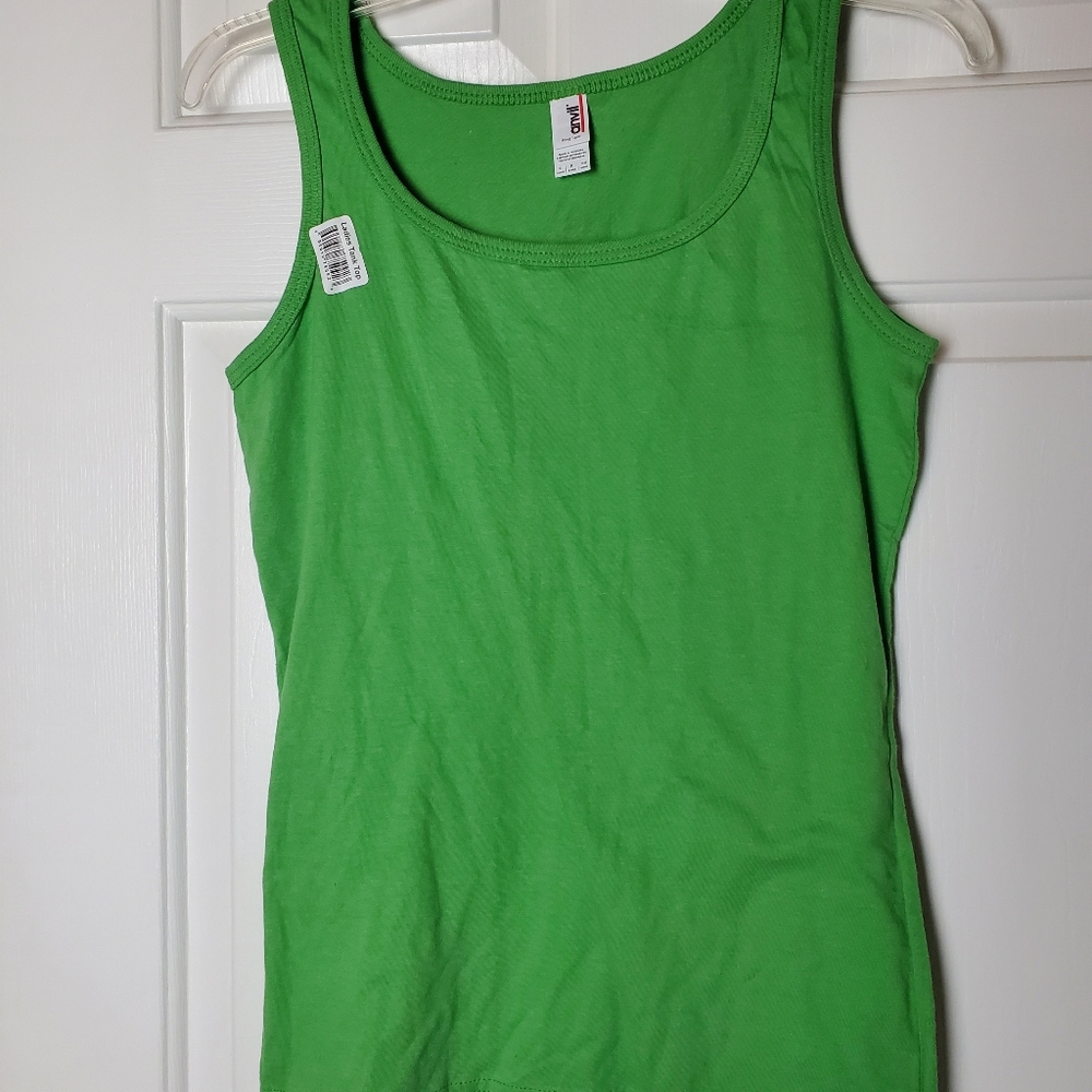Anvil Ring Spun Cotton Tank Top Small